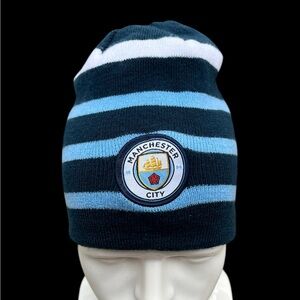 Manchester City Reversible Toque Winter Hat Beanie EPL English Premier League